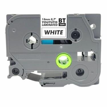 Imagem de Fita TZ FX241 Flex Compativel Rotulador BROTHER 18mm Branca - BYT