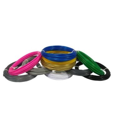 Imagem de Kit refil filamento pla 10 cores caneta 3d - 100 metros