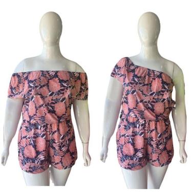 Imagem de Macaquinho - Macacão  -  Ciganinha Ombro a Ombro sem alça Um Ombro ou 