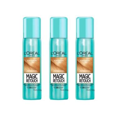 Imagem de Coloraçao Loreal Magic Retouch 75ml Spray Louro Claro - 3un