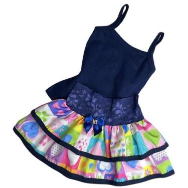 Imagem de Conjunto de blusa e Saia com babados coloridos para bebê - Divina Bele