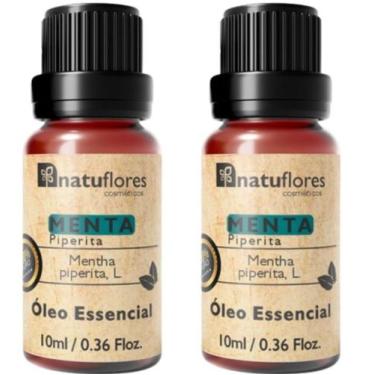 Imagem de OLEO ESSENCIAL MENTA PIPERITA  PURO 10ml NATUFLORES KIT 2 UND