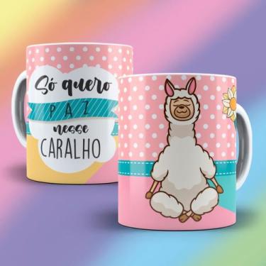 Imagem de Caneca Lhama Irritada Teu Cu Porr@ Caralh@ Diversos Modelos Insulto Ir