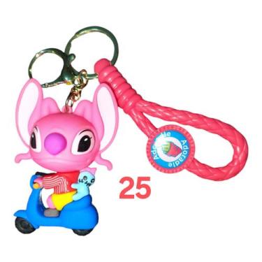 Imagem de Chaveiro Fofinho Stitch Sereia Emborrachado Realista 3D Grande - Dream