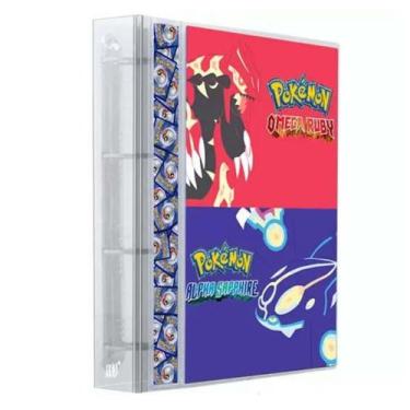 Imagem de Pasta Fichário Álbum Cristal Cartas Cards Pokémon Kyogre Groudon com 1