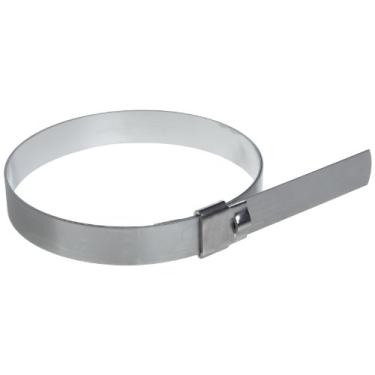 Imagem de BAND-IT UL2159 Ultra-Lok 3/10.2 cm de largura x 0.1 cm de espessura, 12.7 cm de diâmetro, grampo pré-formado de aço inoxidável rígido 201 1/4 (25 por caixa)