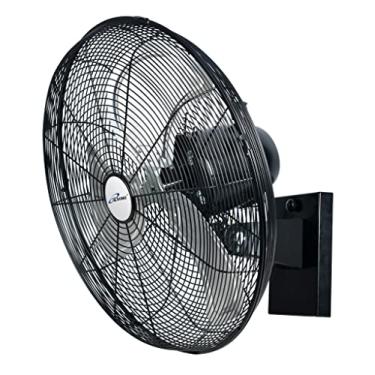 Imagem de iLiving Ventilador de Parede Oscilante Externo de 50,8 cm, Alta Velocidade, Motor Resistente a Intempéries, 5703 CFM, Ajuste de Velocidade Variável, Preto