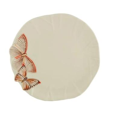Imagem de Bordallo Pinheiro Cloudy Butterflies By Cláudia Schiffer Prato de jantar 28 cm, pequeno
