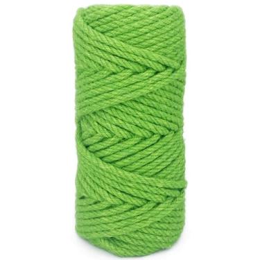 Imagem de Leecogo Corda de Juta de 6 Mm, 100 Pés, Corda de Artesanato Natural, Fio de Barbante, Perfeita para Jardinagem Doméstica, Artesanato de Macramê, Faça Você Mesmo, Poste de Arranhar (6Mm, Maçã Verde)