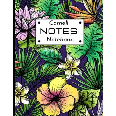 Imagem de Cornell Notes Notebook: Cute and Nifty Tropical Floral Pattern | 8.5"x11"inches - 120 College Ruled Lined pages | Journal Note Taking System for ... Writing And Note Taking , (Anglais) Broché