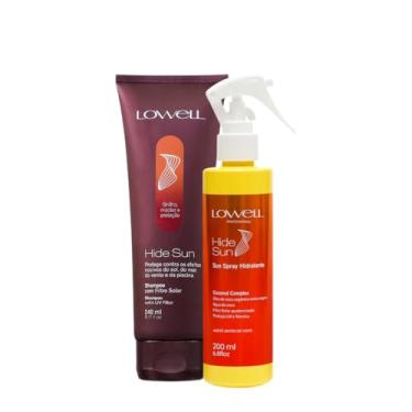 Imagem de Kit Lowell Hide Sun Shampoo Spray Hidratante (2 produtos)