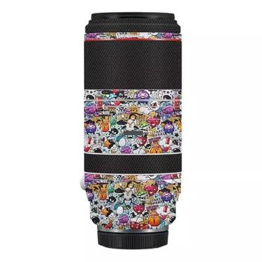 Imagem de Película protetora para lente de câmera 100 500 película protetora para Canon RF 100-500 mm F4.5-7.1 L é USM (Graffiti White)