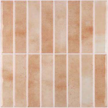 Imagem de CHIHUT 6 folhas adesivas adesivas para alugar e colar na parte de trás, para cozinha, banheiro, backsplash 30,5 x 30,5 cm, à prova d'água, metrô, azulejos de vinil 3D, azulejos de parede para lareira