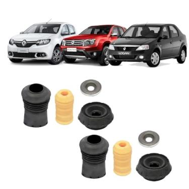 Imagem de PAR KIT COXIM COMPLETO AMORTECEDOR DIANTEIRO LOGAN SANDERO DUSTER 2007 2008 2009 2010 2011 A 2018