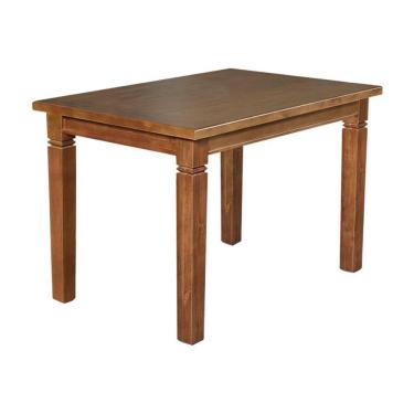Imagem de Mesa De Jantar Retangular 120X80Cm Rústica Aurora - Castanho - Marrom