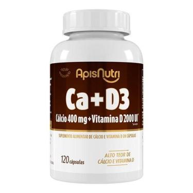 Imagem de Suplemento Mineral de Cálcio e Vitamina D3 490mg Apisnutri - SV