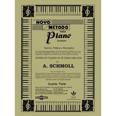 Imagem de Novo Método Para Piano (ampliado) - 4ª Parte: TEÓRICO, prático E recreativo
