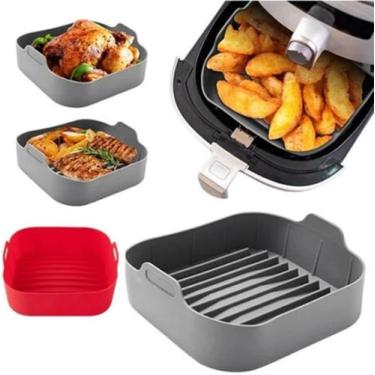 Imagem de Forma Panela Forro Para Cozimento Airfryer Sem Sujeira Reutilizável Fr