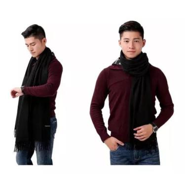 Imagem de Cachecol Lenço Pashimina Xale Echarpe Várias Cores SS: 273 - STYLE STO