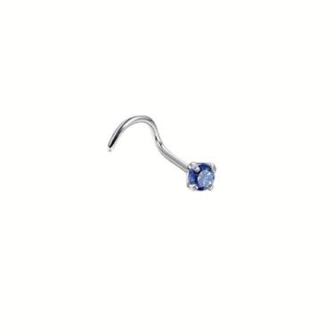 Imagem de Piercing Aço Cirurgico Nariz Nostril Colorido Rain Zirconia - Oremte