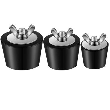 Imagem de Tondiamo Plugues de piscina de borracha de 3 tamanhos Plugues de linha de retorno de piscina Plugues de piscina Alargadores de piscina para piscina interior acima do solo (3,25 cm, 3,5 cm, 5 polegadas)