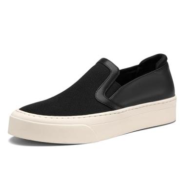 Imagem de NEWBELLA Cosy Tênis feminino casual sem cadarço, Preto, 34