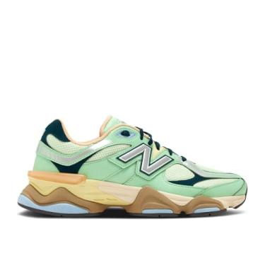 Imagem de New Balance 9060 Tênis masculino, Verde/Sweetgrass/Deep Ocean/Silver Metallic, 36