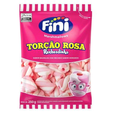 Imagem de Marshmallows Fini Recheado Rosa/Branco 80g