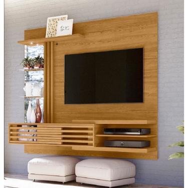 Imagem de Bancada Suspensa com Painel Frizz Supreme C/ Iluminária de Led - Cumaru Madetec 