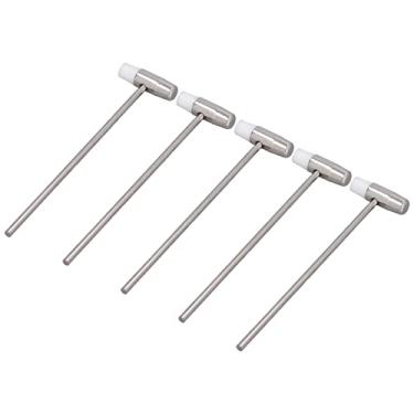 Imagem de FTVOGUE Pequeno de Cabeça Dupla, Kit de Reparo de Relógio, para Artesanato de Jóias, Conjunto de Martelo de Nylon de Aço Inoxidável Portátil