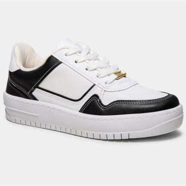 Imagem de Tênis Vizzano Casual Feminino - Off White e Preto