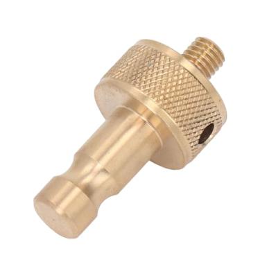 Imagem de Fafeicy Adaptador de Pólo Total Estação Prism M8 Revestido de Cobre Preciso para RTK Prism, de Cobre Com Grade para Trabalho de Campo