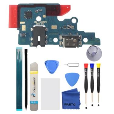 Imagem de iParto Kit de substituição de porta de carregamento para Samsung Galaxy A70 USB Flex Dock Connector Carregamento Flex Substituição para SM-A705U SM-A705F