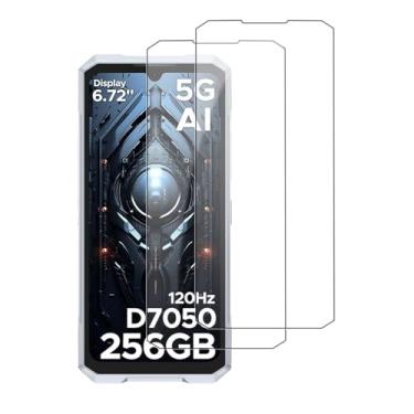 Imagem de NOUKAJU Protetor de tela para DOOGEE Blade GT, vidro temperado HD, resistente a arranhões, durável e à prova de quedas, protetor de tela de vidro temperado para DOOGEE Blade GT 17.1 cm [pacote com 2]