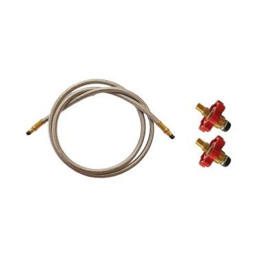 Imagem de Adaptador De Mangueira De Gás Destacável De Uso Duplo Para Acampamento