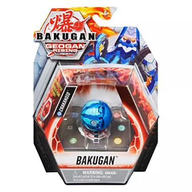 Imagem de Bakugan Geogan Rising 2021 Aquos Crakanoid boneco colecionável de 5 cm e cartas colecionáveis