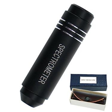 Imagem de Espectroscópio de difração portátil de bolso – Espectrômetro gemológico de grade portátil com lupa de olho de joalheiro para identificação rápida de pedras preciosas