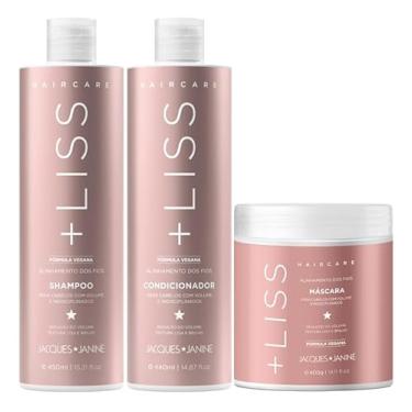 Imagem de Kit Jacques Janine Liss Shampoo Condicionador 450ml + Máscara Tratamento 400g