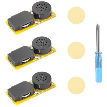 Imagem de 3 Un. Geradores de Barulho Pum, Gerador Som Brincadeira Oculto com 20 Sons Pum Coisas Hilariantes de Brincalhão para Festas em Casa e na Escola (Amarelo)