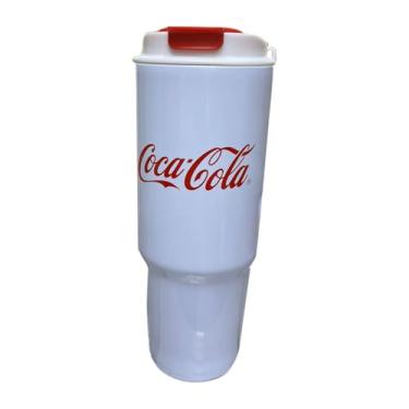 Imagem de Haüskraft- Copo térmico com tampa Coca-Cola branco 900ml