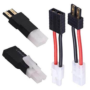 Imagem de JIECHUN Adaptador De Carregador Bateria Rc Compatível Com Conector Traxxas Para Tamiya Macho Fêmea, Plugues Carregamento Ou Conversão (Pacote 4)