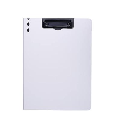 Imagem de Pasta de pasta de arquivo, pasta de arquivo com clipe de perfil, bloco de escrita com flip de 360 graus, painel de arquivos PP para A4 e tamanho de letra negócios, escritório, papéis escolares, Horizontal-white2, Horizontal