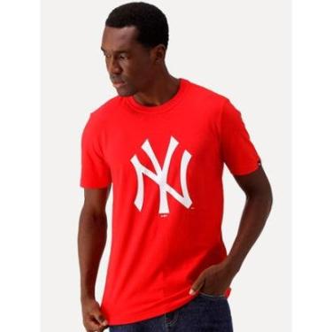 Imagem de Camiseta New Era Masculina MLB New York Yankees Vermelha-Masculino