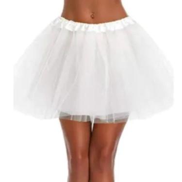 Imagem de Saia Tule ( TUTU ) Adulto - Festas e Fantasias, Branco