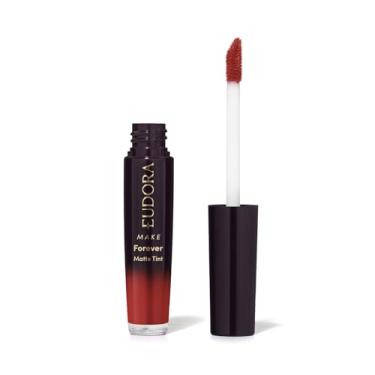 Imagem de Batom Líquido Vermelho Radiante Eudora Make Forever Matte Tint 4ml