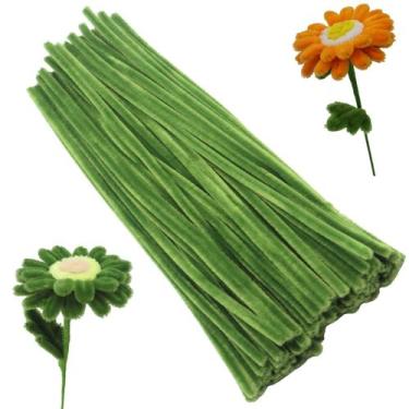 Imagem de Limpadores de cachimbo artesanais Apedoixy Moss Green 6 mm x 30 cm 100