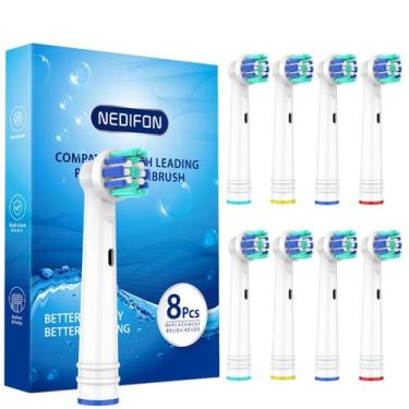 Imagem de Cabeças de escova de dentes de reposição NEDIFON para Oral B Braun, pa