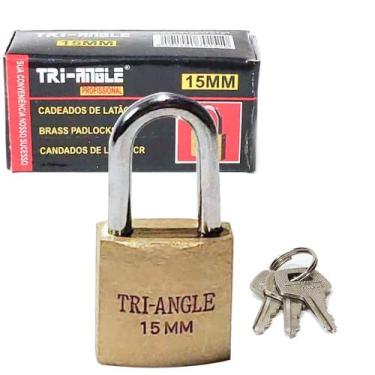 Imagem de Mini Cadeado Tamanho Especial Antifurto 15mm para armario mochila bols