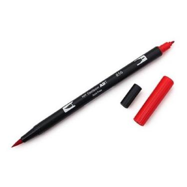 Imagem de Tombow Caneta/Pincel Artística Dual Brush Cor Chinese Red 856