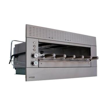 Imagem de Churrasqueira a Gás de Embutir 6 Espetos SUPREMA Ventilado 06 G Titan,